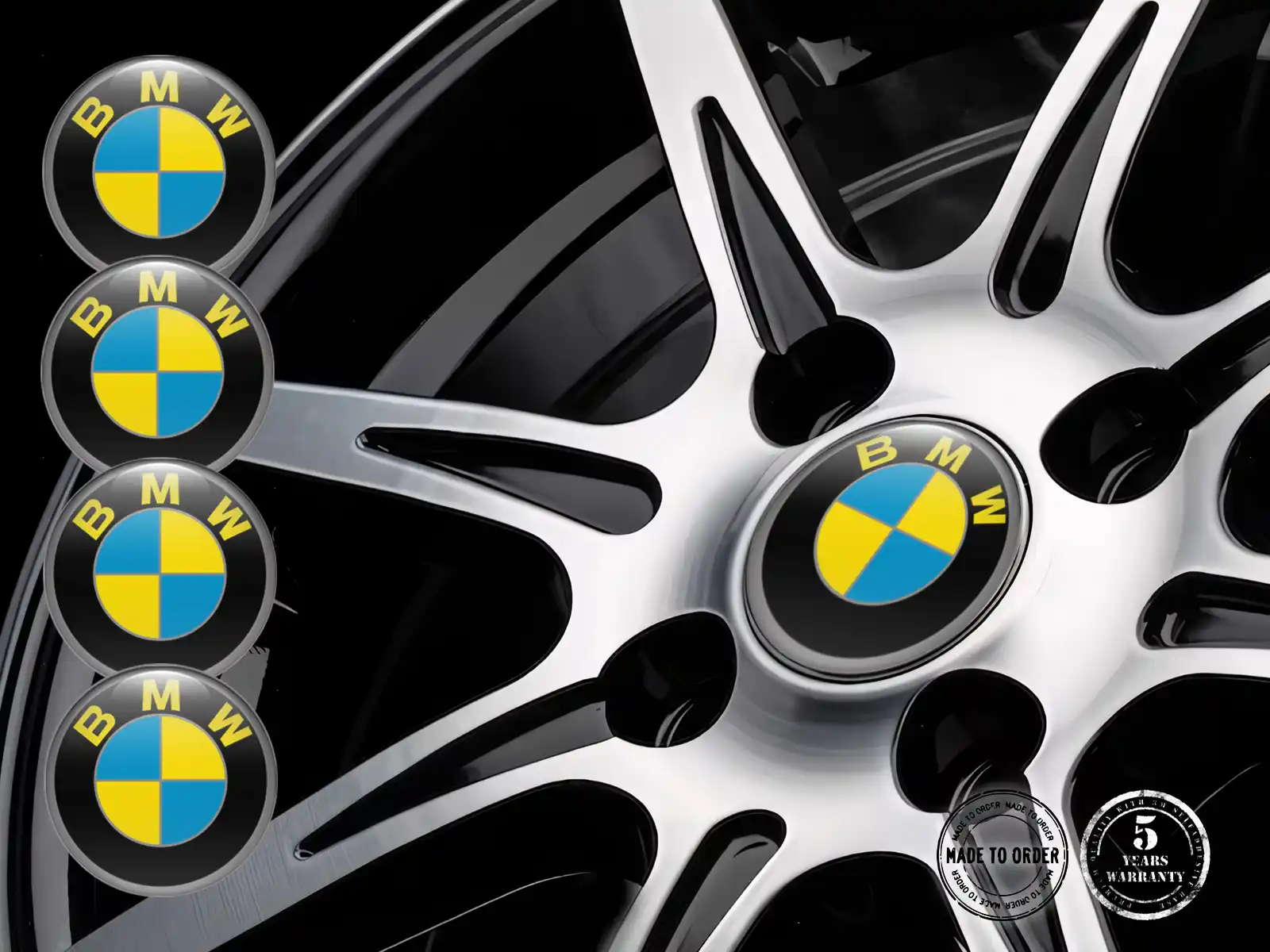 BMW Logo Emblema Cupola Sports Temporal Thrust Wave